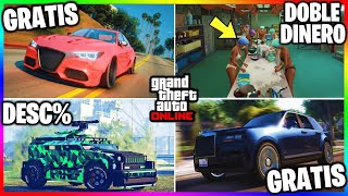 Nueva ACTUALIZACION Nuevo CONTENIDO con DOBLE DINERO COCHES GRATIS DESC EPICOS amp MÁS GTA Online [upl. by Cristiano]