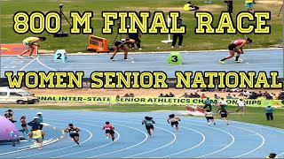 Women 800M Final Race Competition At PanchkulaInter State 63 Senior National Athletics Meets [upl. by Enaid45]