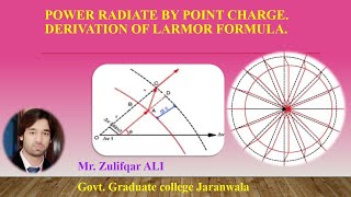 Power Radiate by point charge BSPHYSICS Electrodynamics II [upl. by Pasquale]