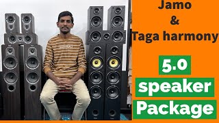 Low Budget Taga Harmony amp Jamo 50 Speaker Package jamo taga harmony speaker Sales RockAudios [upl. by Bonacci]