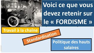 Lorganisation scientifique du travail  Apport du FORDISME [upl. by Tse]