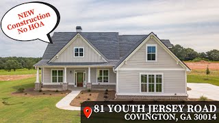 Living In Covington GA  New Construction Home Tour  Modern Farmhouse Plan  Atlanta New Homes [upl. by Fablan829]