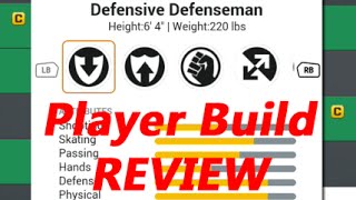 NHL 17 Player Review DEFENSIVE DEFENSEMAN [upl. by Gascony]