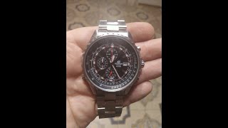 Fantastic Casio Edifice EF527 module 4369 chronograph tachymeter wr100m [upl. by Yrol]