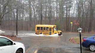 Street Flooding in Harrisville RI 12182023 [upl. by Haberman644]