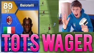 TOTS BALOTELLI LIVE WAGER  Fifa 13 Ultimate Team Team Of The Season [upl. by Adehsor]