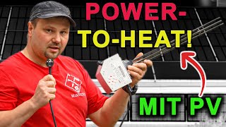 PowertoHeat mit Photovoltaik PV  Eurer Fragen zum PV Heizstab beantwortet [upl. by Eintruok592]