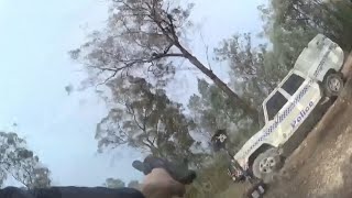 Bodycam Australian Officer Runs For His Life While Being Shot At By 3 Gunman That Killed 2 Officers [upl. by Cumine]