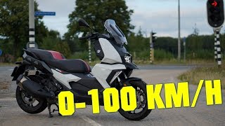 2019 BMW C400X 0100 KMH 060 MPH [upl. by Hugues]