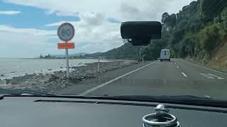 Driving to Coromandel from Thames Nz [upl. by Atnovart]