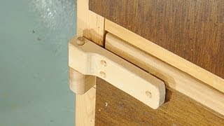 Making wooden hinges [upl. by Whalen]