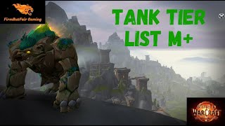 WoW  TWW  Tank Tier list [upl. by Stoughton]