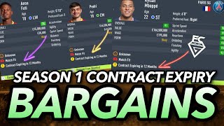 FIFA 22 SEASON 1 CONTRACT EXPIRY BARGAINS [upl. by Ainezey]