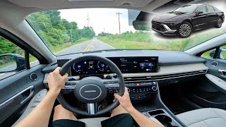 2024 Hyundai Sonata Limited Hybrid POV Walkaround and Test Drive ASMR [upl. by Enylodnewg]