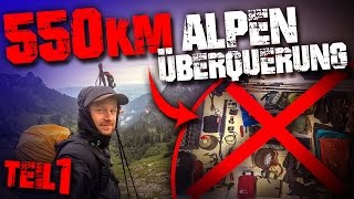 550km zu Fuß über die Alpen Alpenüberquerung Trekking Wandern Traumpfad München Venedig 01 [upl. by Ibed]