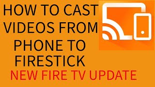 CAST FROM PHONE TO FIRESTICK NO 3RD PARTY APP NEEDED [upl. by Restivo]