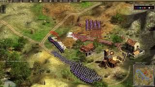 All Attacks FAIL until  Cossacks 2 Multiplayer Game  Landser vs Katapult [upl. by Zaslow]