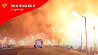 Brandweer Haaglanden  Incident Vreugdevuur Scheveningen 2019 [upl. by Bittencourt170]