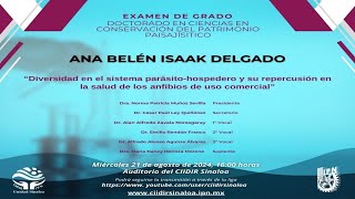 Resultado examen de Grado de Ana Belem Isaak Delgado [upl. by Eintruok]