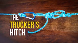 How to Tie the Truckers Hitch in UNDER 60 SECONDS  The BEST WAY to tie a Truckers Hitch knot [upl. by Woodson]