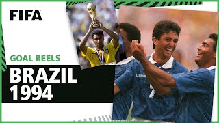 🇧🇷 All of Brazils 1994 World Cup Goals  Romario Bebeto amp more [upl. by Zerep409]