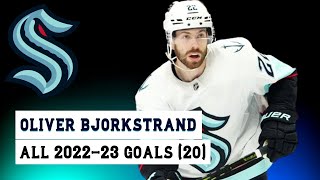 Oliver Bjorkstrand 22 All 20 Goals of the 202223 NHL Season [upl. by Ahsiak]