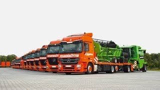 Lkw ReportageMit dem Tieflader durch Europa [upl. by Einnel]