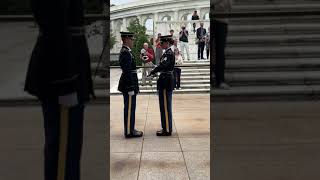 Changing of the Guard  Tomb of the Unknown Soldier [upl. by Ellehcen]