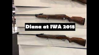 IWA2018  Diana Federdruck und PCP Luftgewehre [upl. by Aecila354]