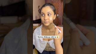 Walima Bridal Makeup sikh lo 😍viralbride walimabrides walima bridalmakeupartist viral youtube [upl. by Wadlinger]