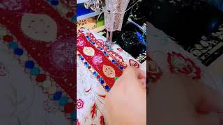 How to attach invisible lace on sleeves  gum silai sa lace lagnai ka tariqa foryou fashion [upl. by Drews]