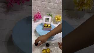 Ferrero Rocher Mini Chocolate Box homemade order paking shortvideo explore Chocobreakshort [upl. by Jennifer]