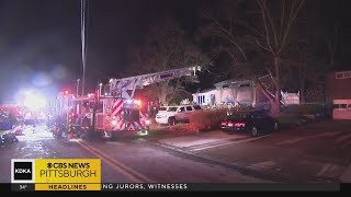 Fire destroys home in Monroeville [upl. by Anirahs]