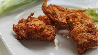 Indian Onion Bhaji Simple Recipe 𑁍 Cookn feel [upl. by Kleeman87]