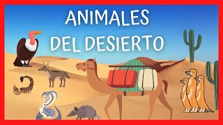 → 🐪 ANIMALES del DESIERTO para NIÑOS Videos educativos  Sonidos de animales 🐪 [upl. by Jess]