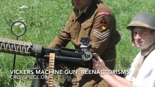 Crosspiece grip VickersMG reenactorisms series [upl. by Sitruc543]