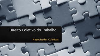 Negociação coletiva [upl. by Odraode]