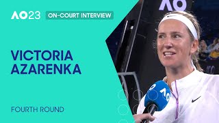 Victoria Azarenka OnCourt Interview  Australian Open 2023 Fourth Round [upl. by Lorrimer]