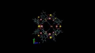 Rotating metalorganic framework MOF cage [upl. by Atteuqcaj]