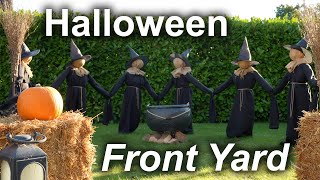 Halloween Outdoor Decor  Front Yard Halloween Decor  DIY  Natural Decorating Ideas  2024 [upl. by Euqnimod321]