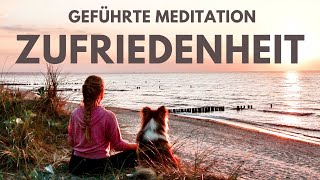 Geführte Meditation zum Glücklich sein  Dankbar und Zufrieden  Wohlfühlen und Entspannen 🧘🏼‍♀️✨ [upl. by Yumuk924]