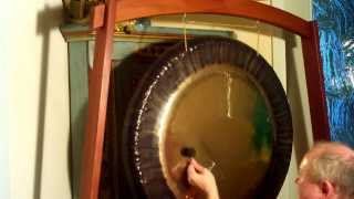 ollihessGong Meditation mit einem Gong Namens Freya Gong Healing [upl. by Perrie24]