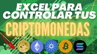 📈 EXCEL de CRIPTOMONEDAS💲PRECIO automático en TIEMPO REAL BTC ETH BNB SHIBA DOGE  ✅ [upl. by Winters390]