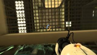 Portal 2  Crazy Box  Glass Breaking alternate strat [upl. by Ecnatsnok]