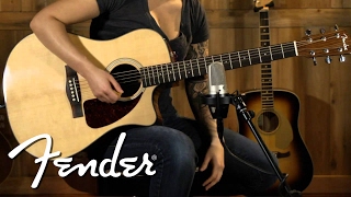 Fender Acoustic CD140SCE Demo  Fender [upl. by Rexford]