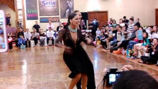 Latin Open Amateur Quarterfinal Jive Heat 1 BAGER  JELIAZKOVA [upl. by Gnuh]