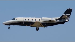 2017 Textron Cessna 560XL Citation XLS  Landing  New Century AirCenter JCIKIXD  N635XL [upl. by Angrist]