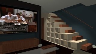 Magnificent Stair Bookcase Design Ideas [upl. by Lapides935]