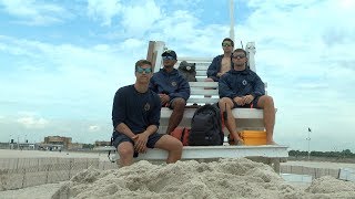 SafTSwim amp Jones Beach Lifeguard Corp Escape Rip Currents and Other Beach Safety Tips [upl. by Oiratno]