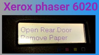 How to Remove Error Paper jam in Xerox phaser 6020 Printer  Daily New Solutions [upl. by Rusert679]